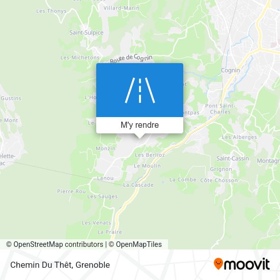 Chemin Du Thêt plan