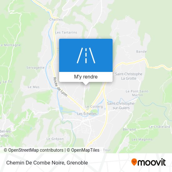 Chemin De Combe Noire plan