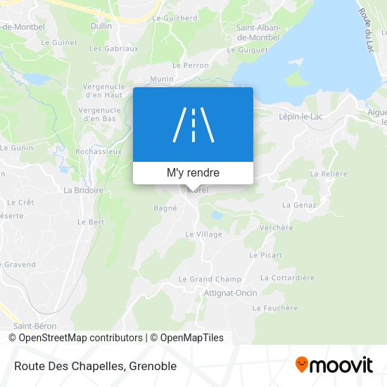 Route Des Chapelles plan