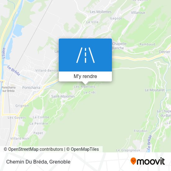 Chemin Du Bréda plan