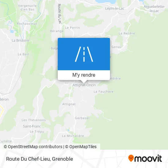 Route Du Chef-Lieu plan
