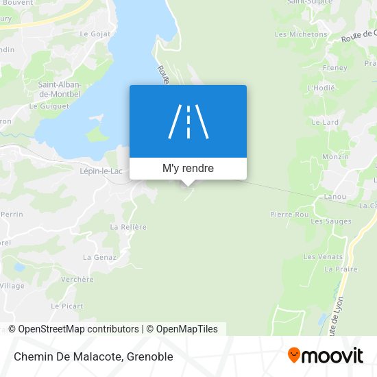 Chemin De Malacote plan