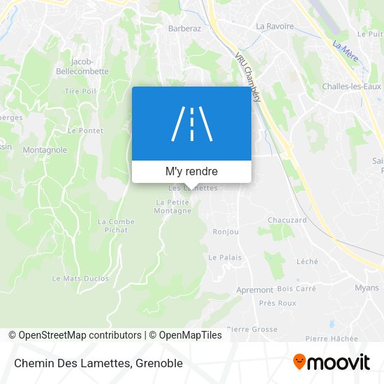 Chemin Des Lamettes plan
