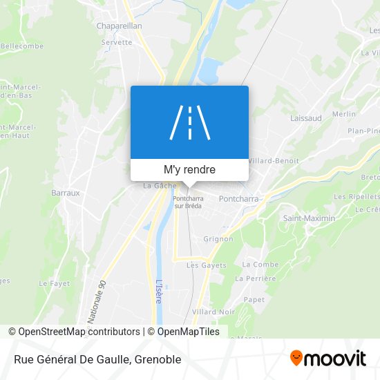 Rue Général De Gaulle plan