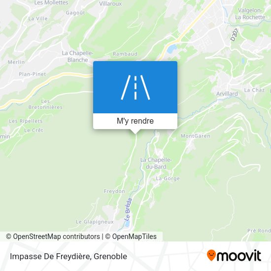 Impasse De Freydière plan