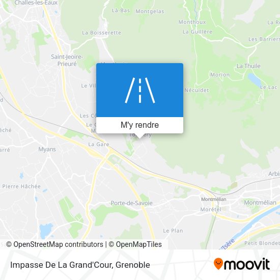 Impasse De La Grand'Cour plan
