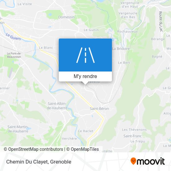 Chemin Du Clayet plan