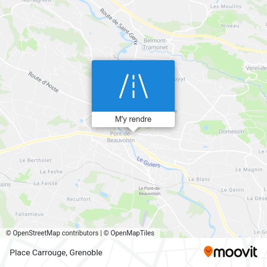 Place Carrouge plan