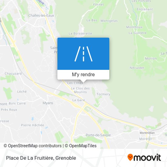 Place De La Fruitière plan