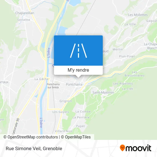 Rue Simone Veil plan