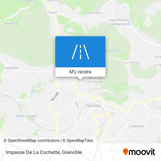 Impasse De La Cochette plan