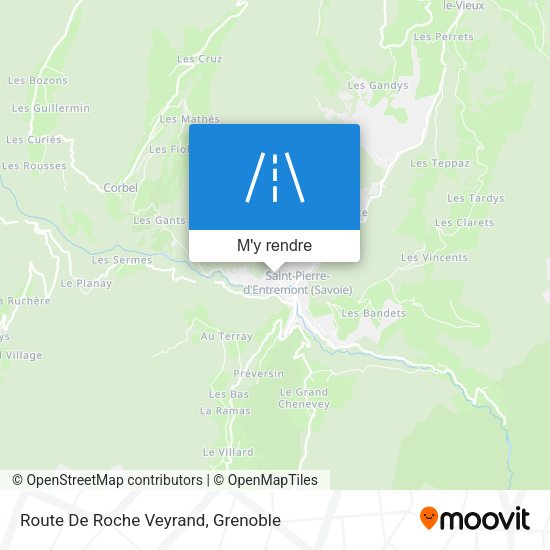 Route De Roche Veyrand plan