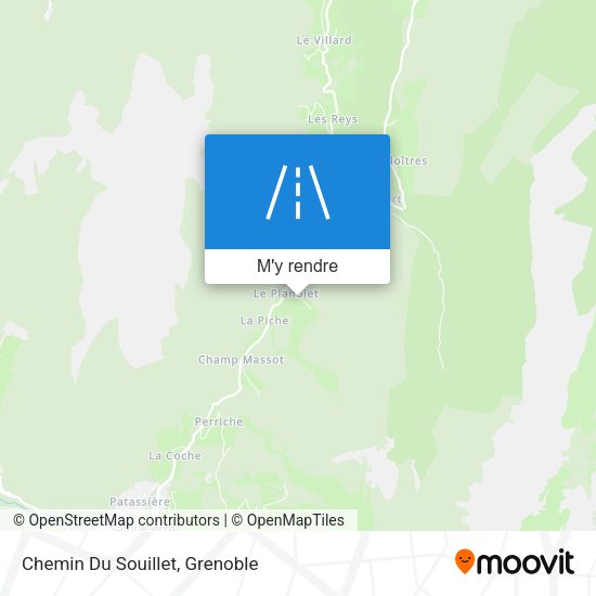 Chemin Du Souillet plan