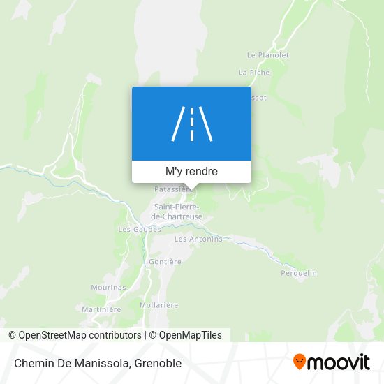 Chemin De Manissola plan