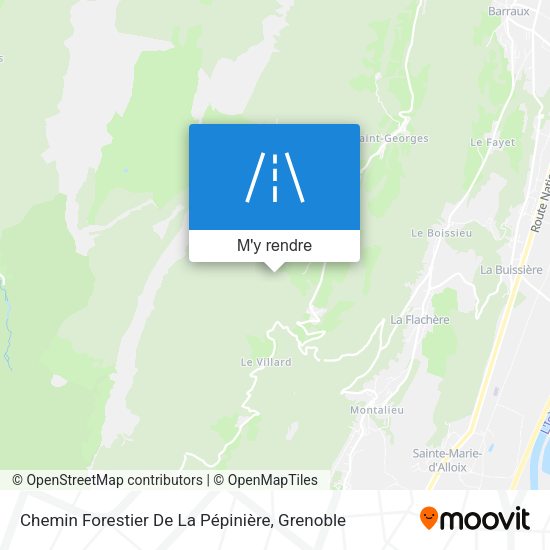 Chemin Forestier De La Pépinière plan