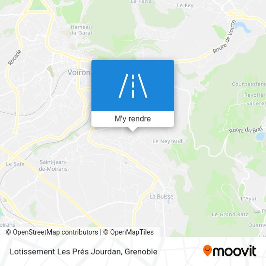 Lotissement Les Prés Jourdan plan