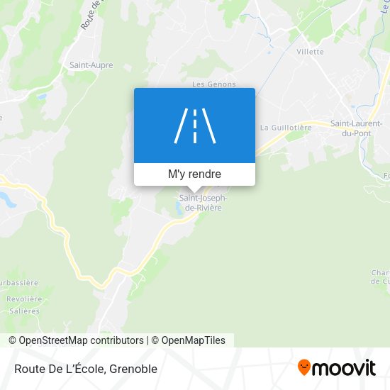 Route De L’École plan