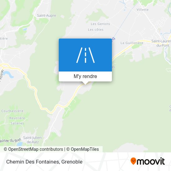Chemin Des Fontaines plan