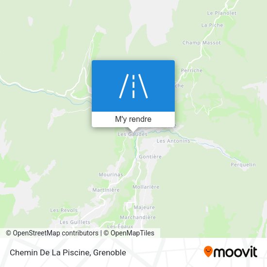 Chemin De La Piscine plan
