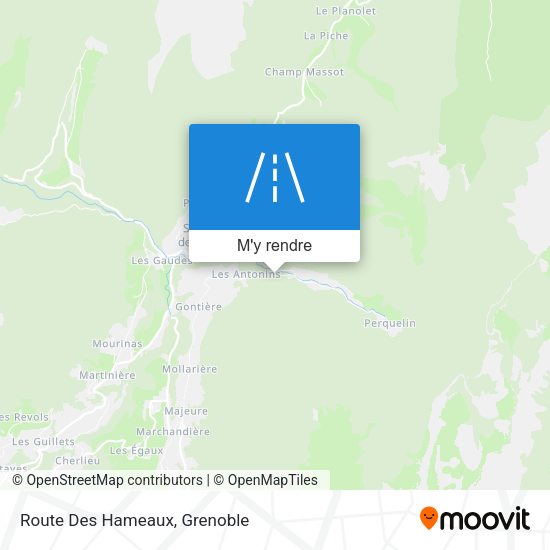 Route Des Hameaux plan
