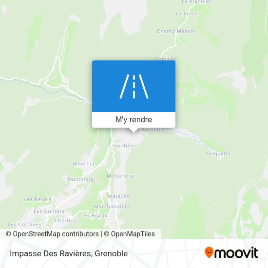 Impasse Des Ravières plan