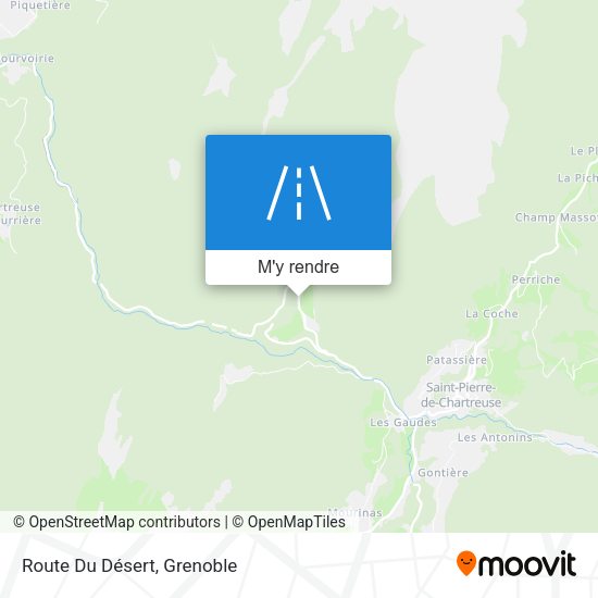 Route Du Désert plan