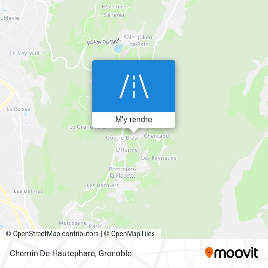 Chemin De Hautephare plan