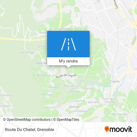 Route Du Chatel plan