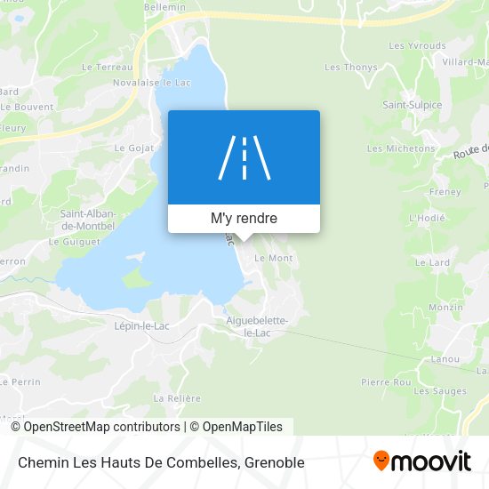 Chemin Les Hauts De Combelles plan