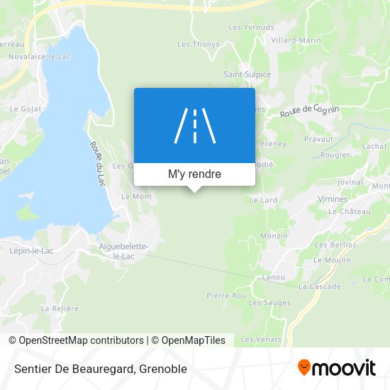 Sentier De Beauregard plan