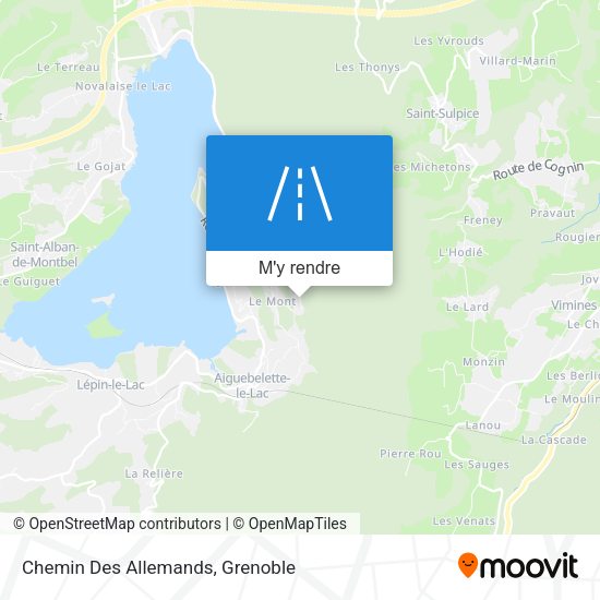 Chemin Des Allemands plan