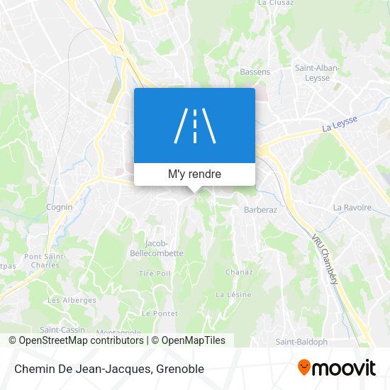 Chemin De Jean-Jacques plan