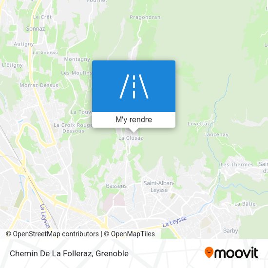 Chemin De La Folleraz plan