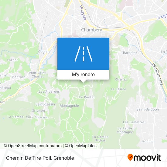 Chemin De Tire-Poil plan