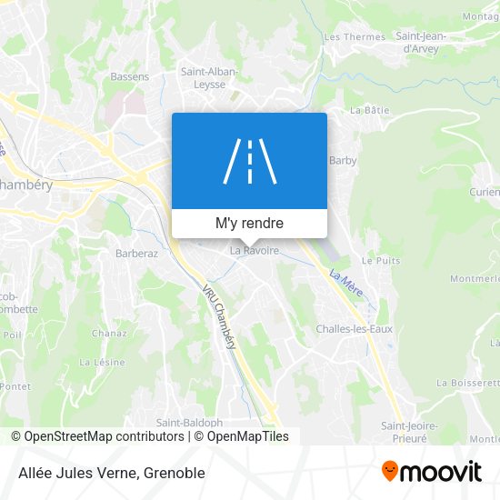Allée Jules Verne plan