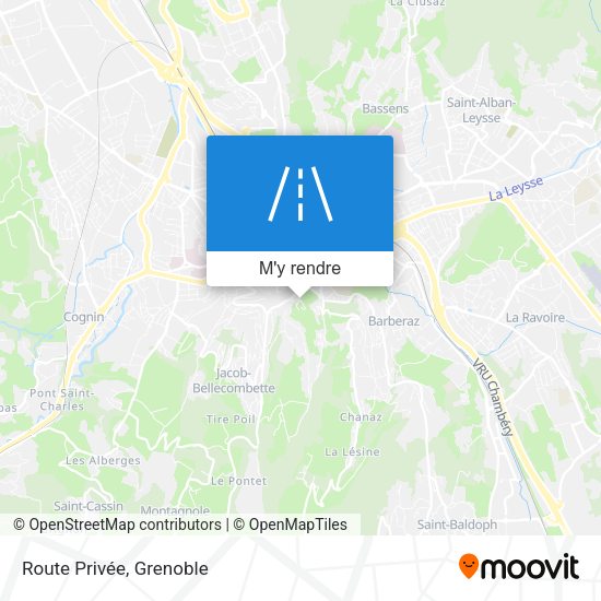 Route Privée plan