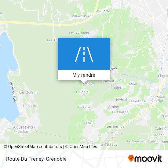 Route Du Freney plan