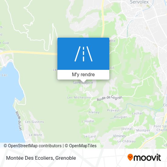 Montée Des Ecoliers plan