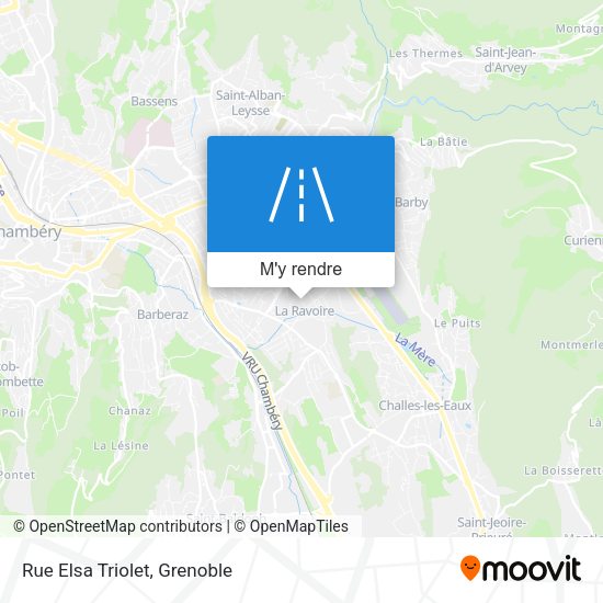 Rue Elsa Triolet plan