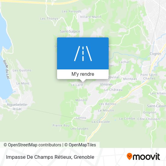 Impasse De Champs Rétieux plan