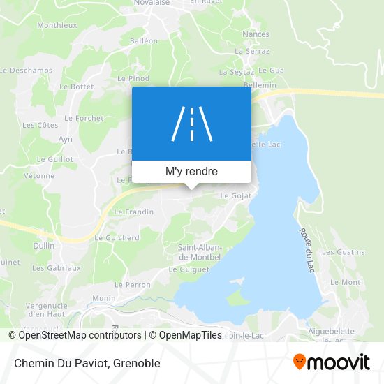 Chemin Du Paviot plan