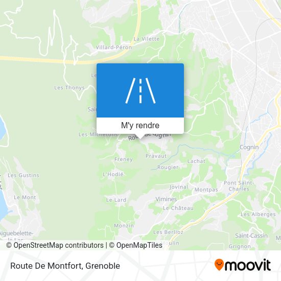 Route De Montfort plan