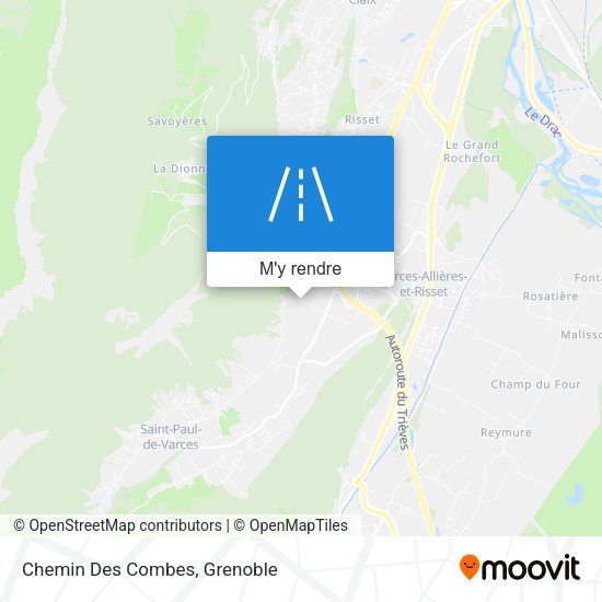 Chemin Des Combes plan