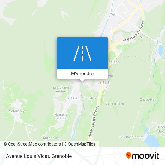 Avenue Louis Vicat plan