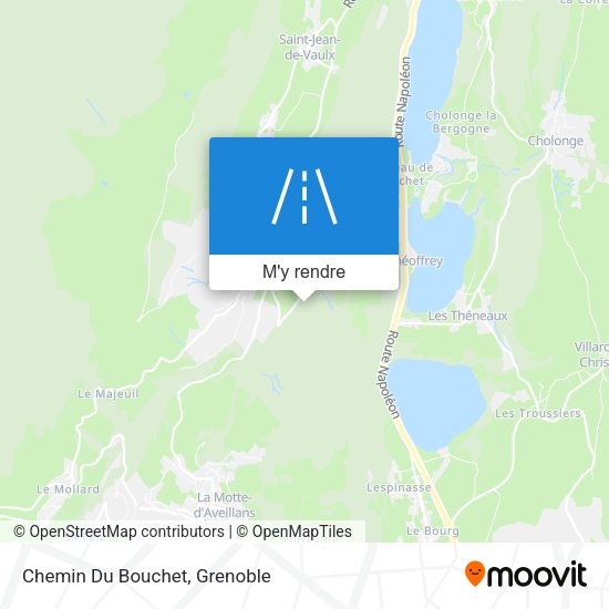 Chemin Du Bouchet plan