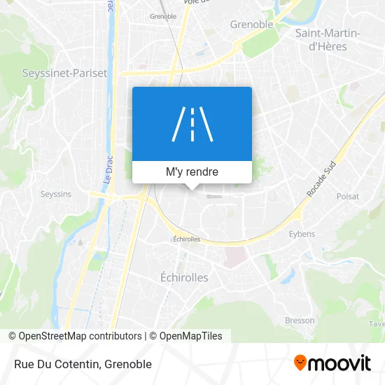 Rue Du Cotentin plan