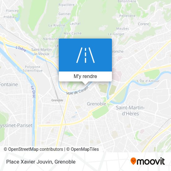 Place Xavier Jouvin plan