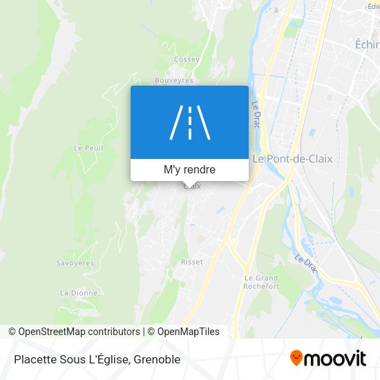 Placette Sous L'Église plan