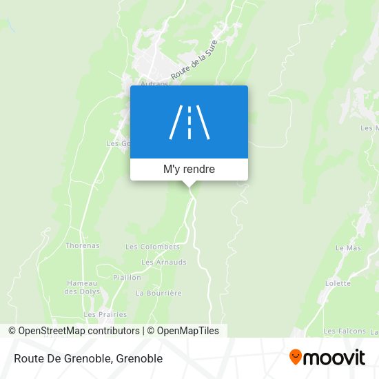 Route De Grenoble plan