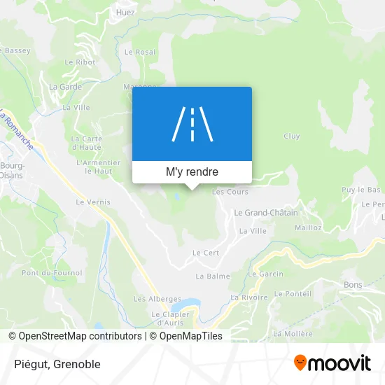 Piégut plan